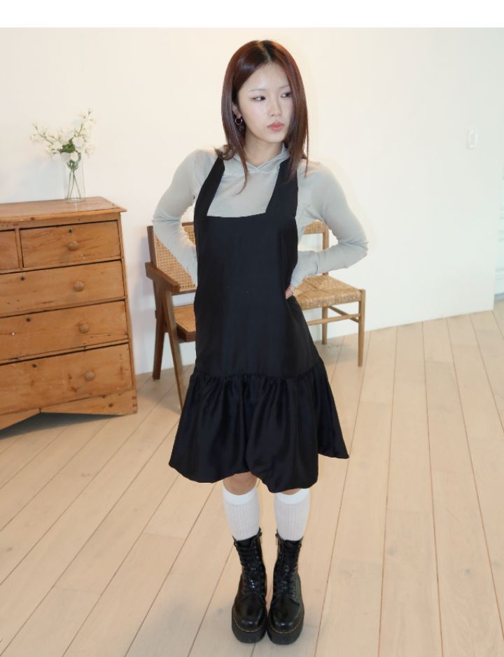 LIVE FOREVER韓國㊣直郵東大門代購女裝新品時尚連衣裙不含內搭LIVE FOR_EVER連衣裙