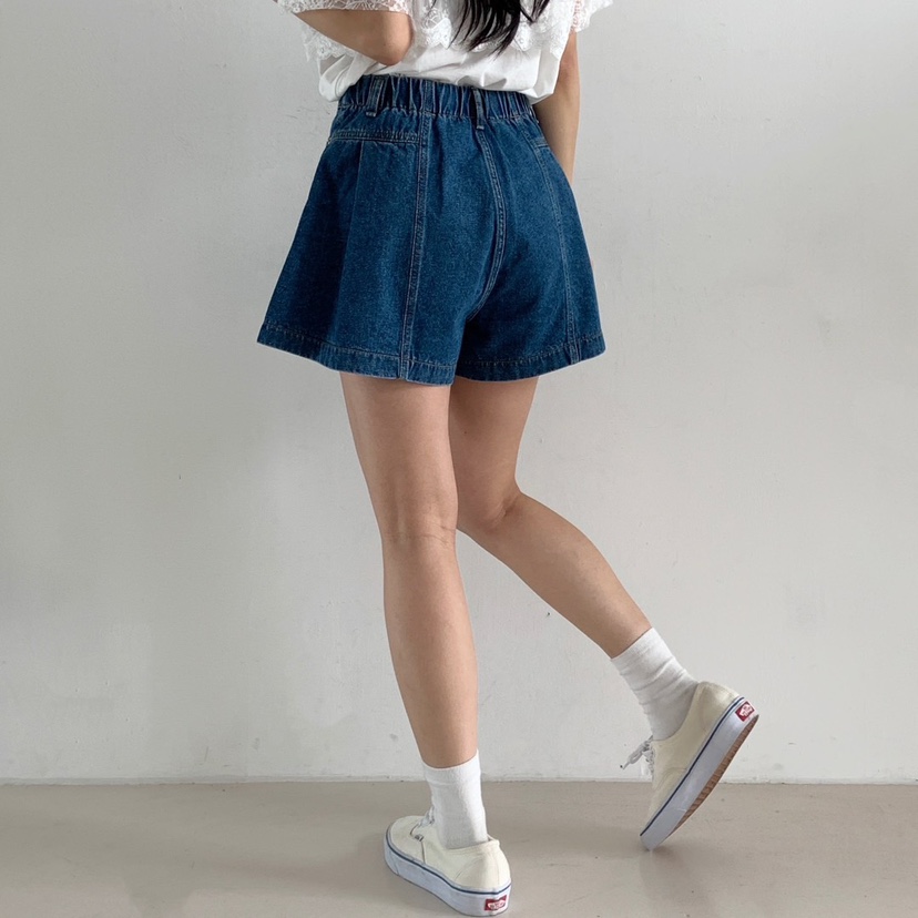 LOVABLE直郵韓國代購㊣女裝新品人氣推薦休閑時尚熱賣短褲褶皺LOVABLE短褲