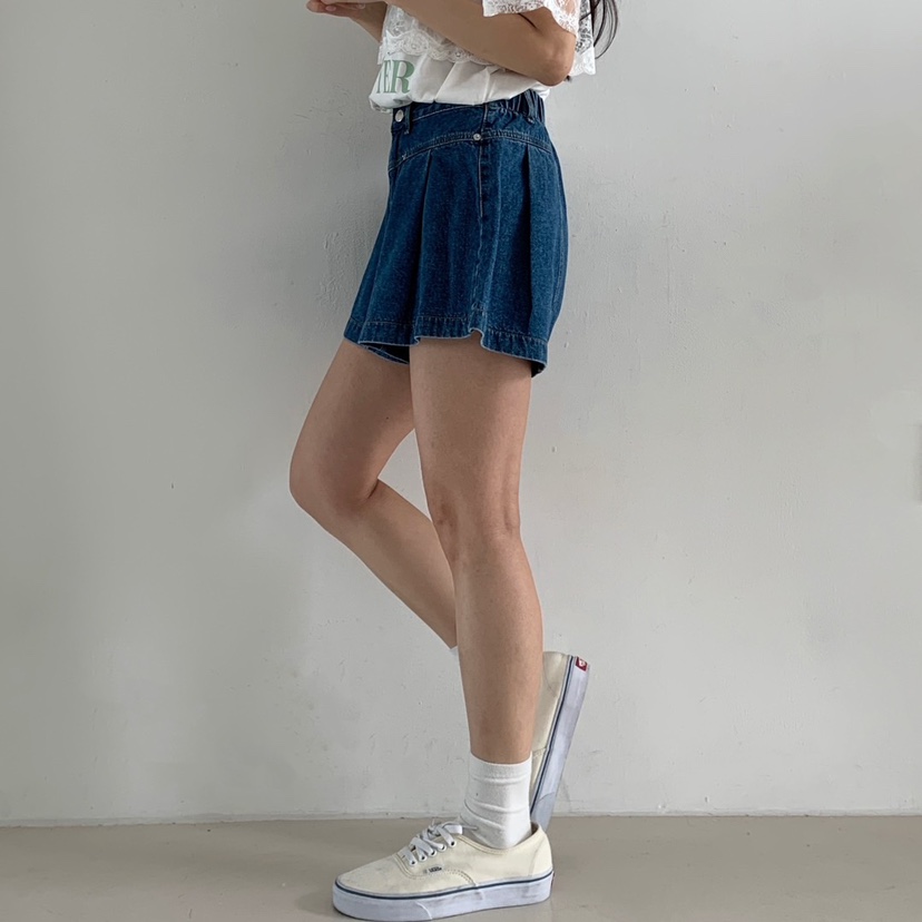 LOVABLE直郵韓國代購㊣女裝新品人氣推薦休閑時尚熱賣短褲褶皺LOVABLE短褲