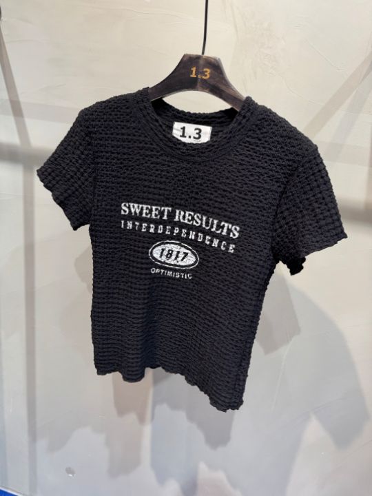 1.3韓國㊣直郵東大門代購女裝新款休閑熱賣25春夏時尚人氣T恤1.3T恤