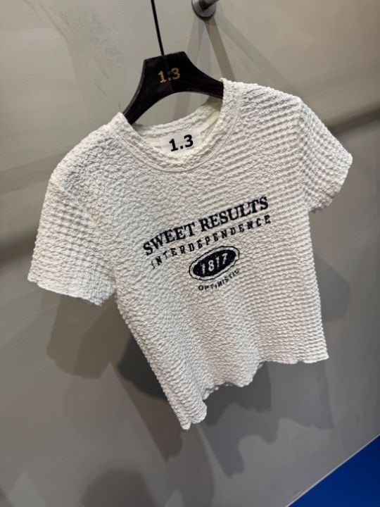 1.3韓國㊣直郵東大門代購女裝新款休閑熱賣25春夏時尚人氣T恤1.3T恤