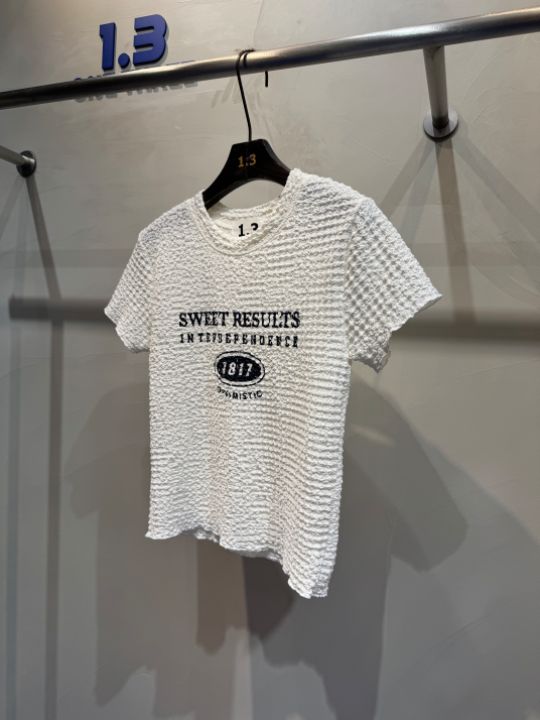 1.3韓國㊣直郵東大門代購女裝新款休閑熱賣25春夏時尚人氣T恤1.3T恤