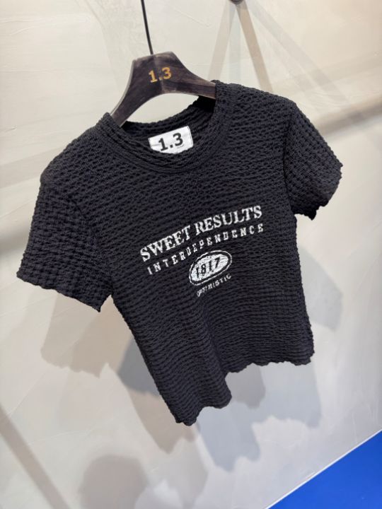 1.3韓國㊣直郵東大門代購女裝新款休閑熱賣25春夏時尚人氣T恤1.3T恤