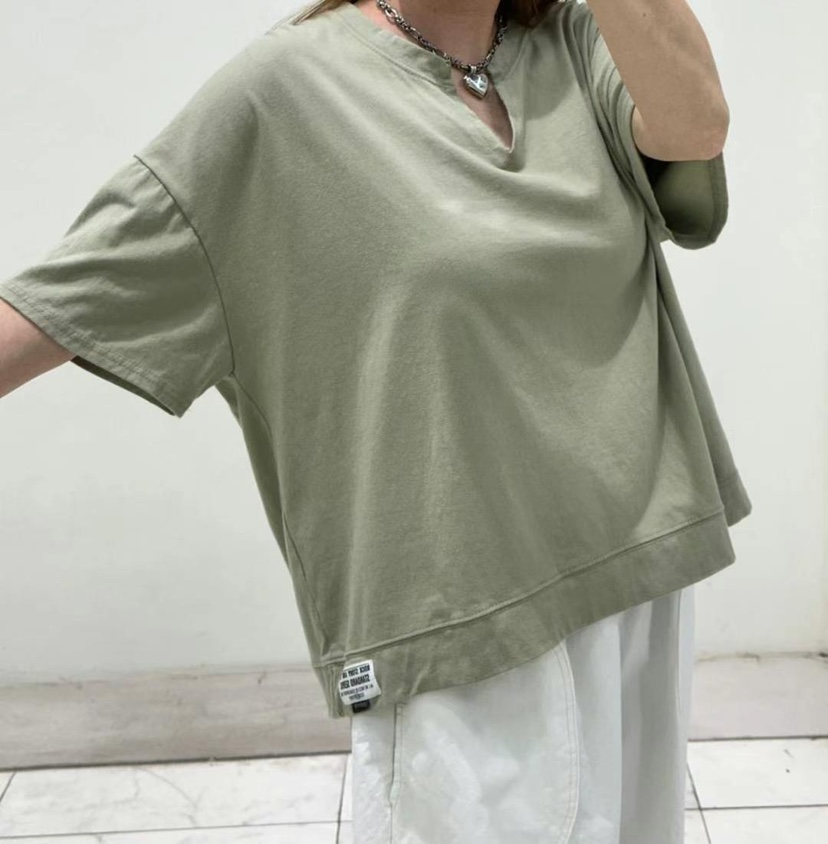 ZACCU直郵韓國代購㊣女裝新品25春夏休閑時尚人氣推薦熱賣T恤ZACCUT恤