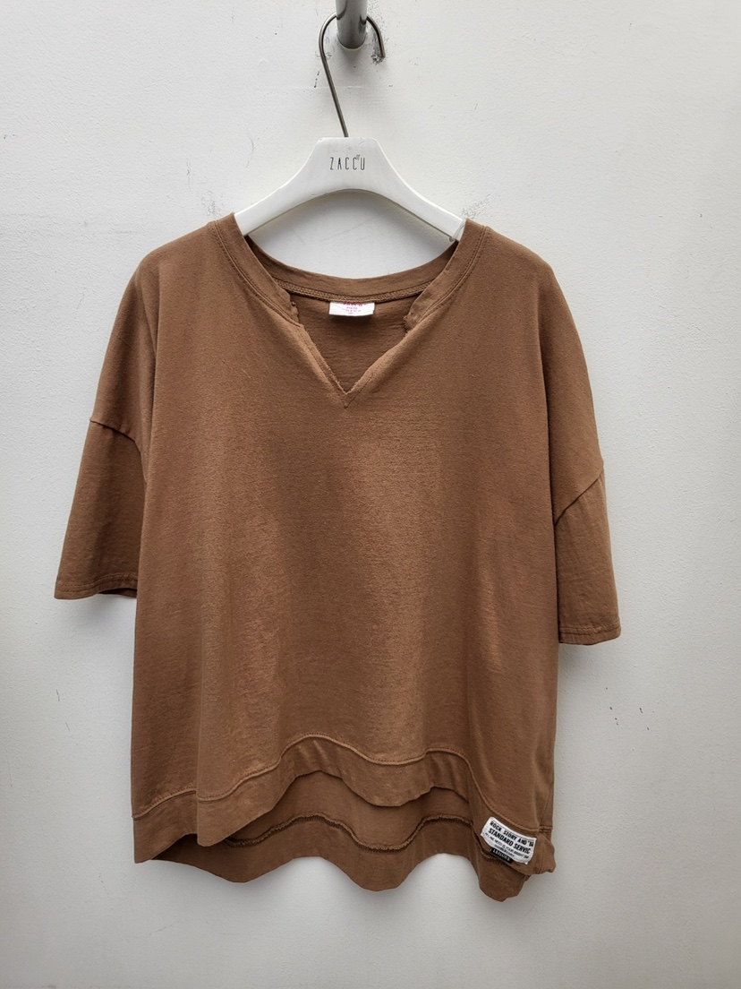 ZACCU直郵韓國代購㊣女裝新品25春夏休閑時尚人氣推薦熱賣T恤ZACCUT恤圖色3