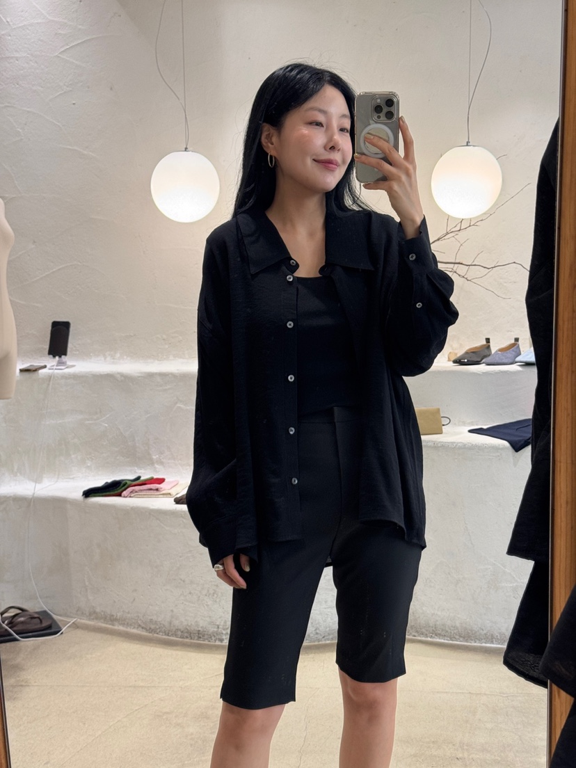 MILUI韓國直郵㊣東大門實拍女裝新款時尚熱賣25春夏襯衫蕾絲衫MILUI襯衫/蕾絲衫