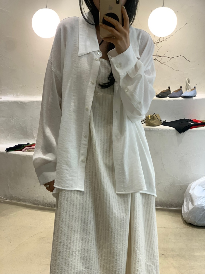 MILUI韓國直郵㊣東大門實拍女裝新款時尚熱賣25春夏襯衫蕾絲衫MILUI襯衫/蕾絲衫