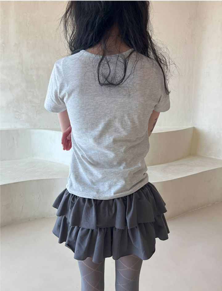 LIVE FOREVER韓國直郵㊣東大門實拍女裝新款推薦25春夏T恤LIVE FOR_EVERT恤