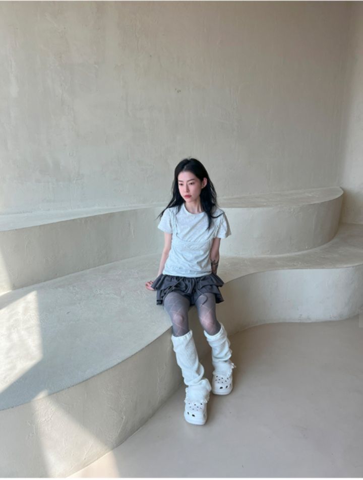 LIVE FOREVER韓國直郵㊣東大門實拍女裝新款推薦25春夏T恤LIVE FOR_EVERT恤