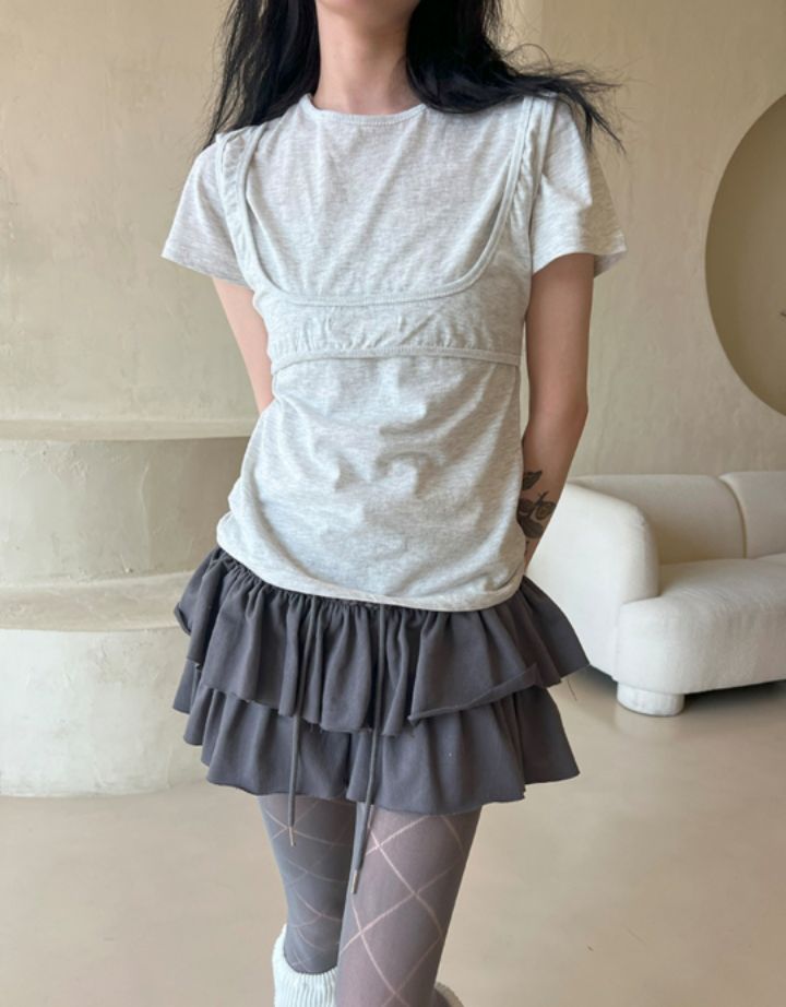 LIVE FOREVER韓國直郵㊣東大門實拍女裝新款推薦25春夏T恤LIVE FOR_EVERT恤