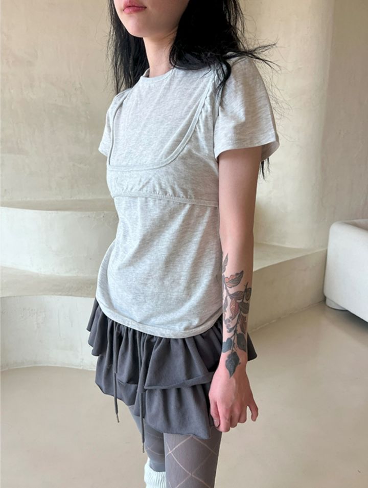 LIVE FOREVER韓國直郵㊣東大門實拍女裝新款推薦25春夏T恤LIVE FOR_EVERT恤