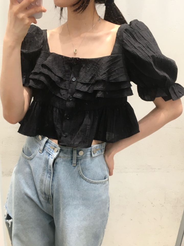 mars韓國㊣直郵東大門代購女裝新品推薦人氣休閑襯衫蕾絲衫mars襯衫/蕾絲衫