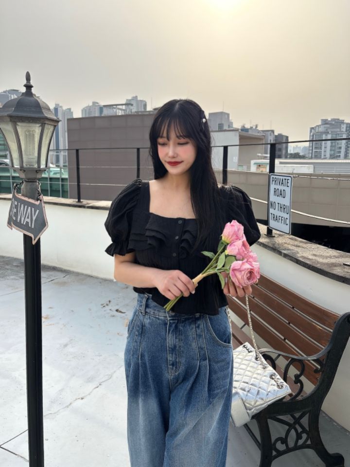 mars韓國㊣直郵東大門代購女裝新品推薦人氣休閑襯衫蕾絲衫mars襯衫/蕾絲衫