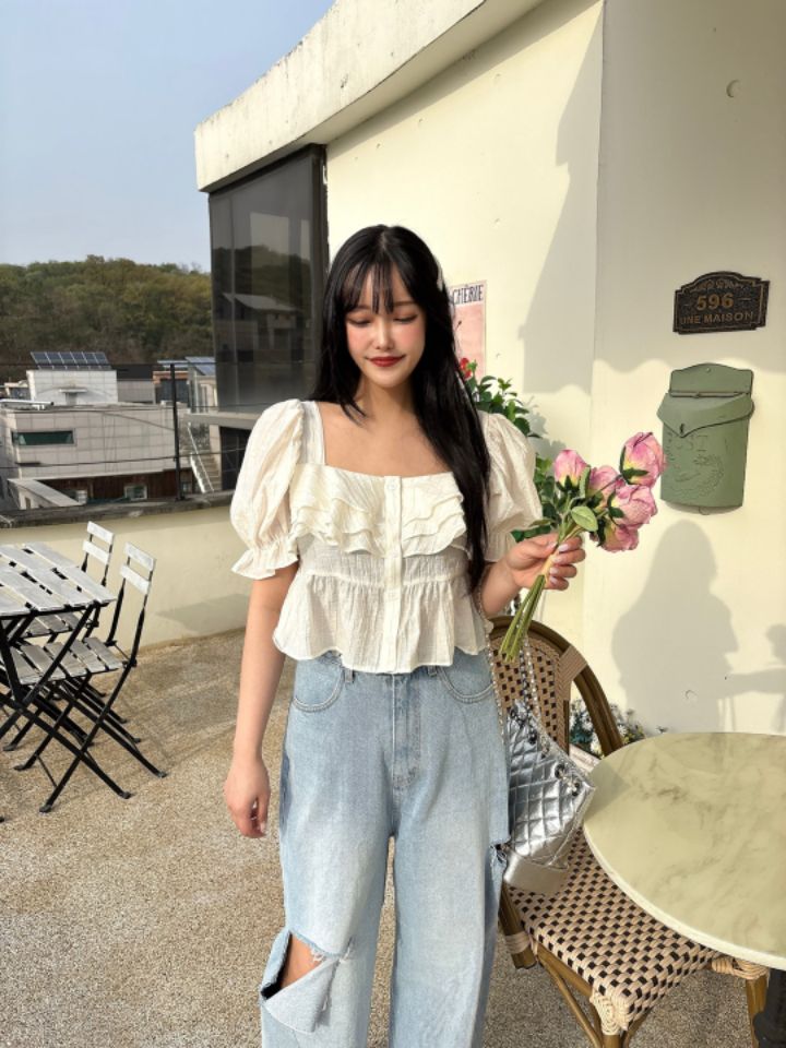 mars韓國㊣直郵東大門代購女裝新品推薦人氣休閑襯衫蕾絲衫mars襯衫/蕾絲衫
