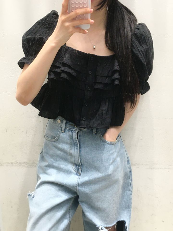 mars韓國㊣直郵東大門代購女裝新品推薦人氣休閑襯衫蕾絲衫mars襯衫/蕾絲衫