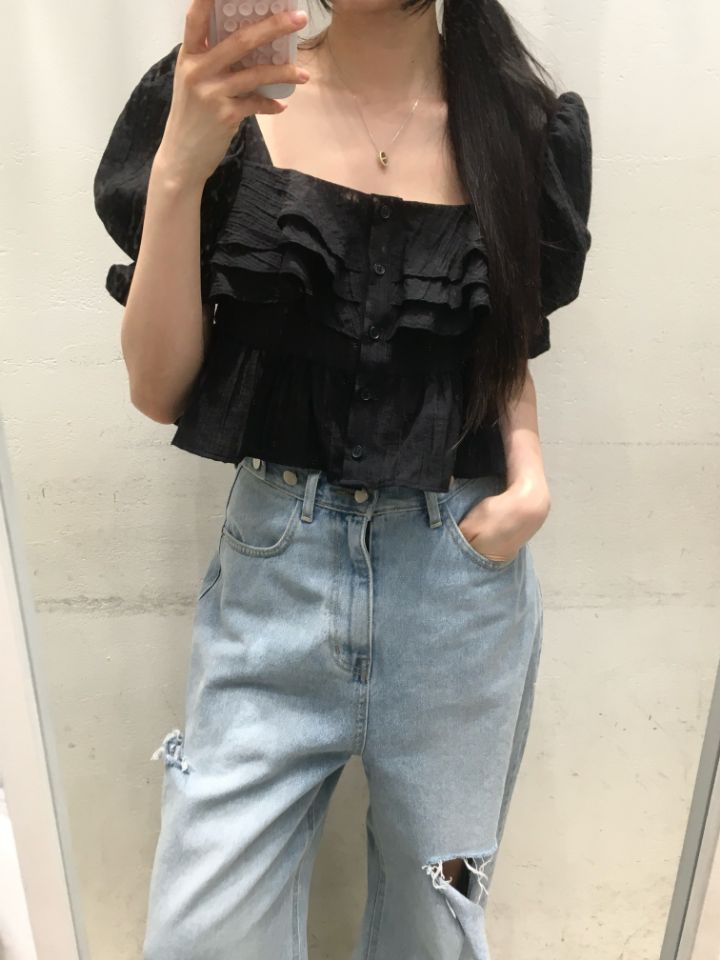 mars韓國㊣直郵東大門代購女裝新品推薦人氣休閑襯衫蕾絲衫mars襯衫/蕾絲衫