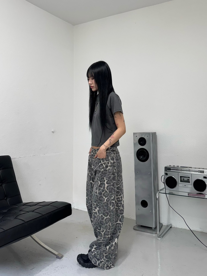 SEEOT韓國直郵㊣女裝新款熱賣推薦人氣時尚25春夏休閑休閑褲GGD休閑褲