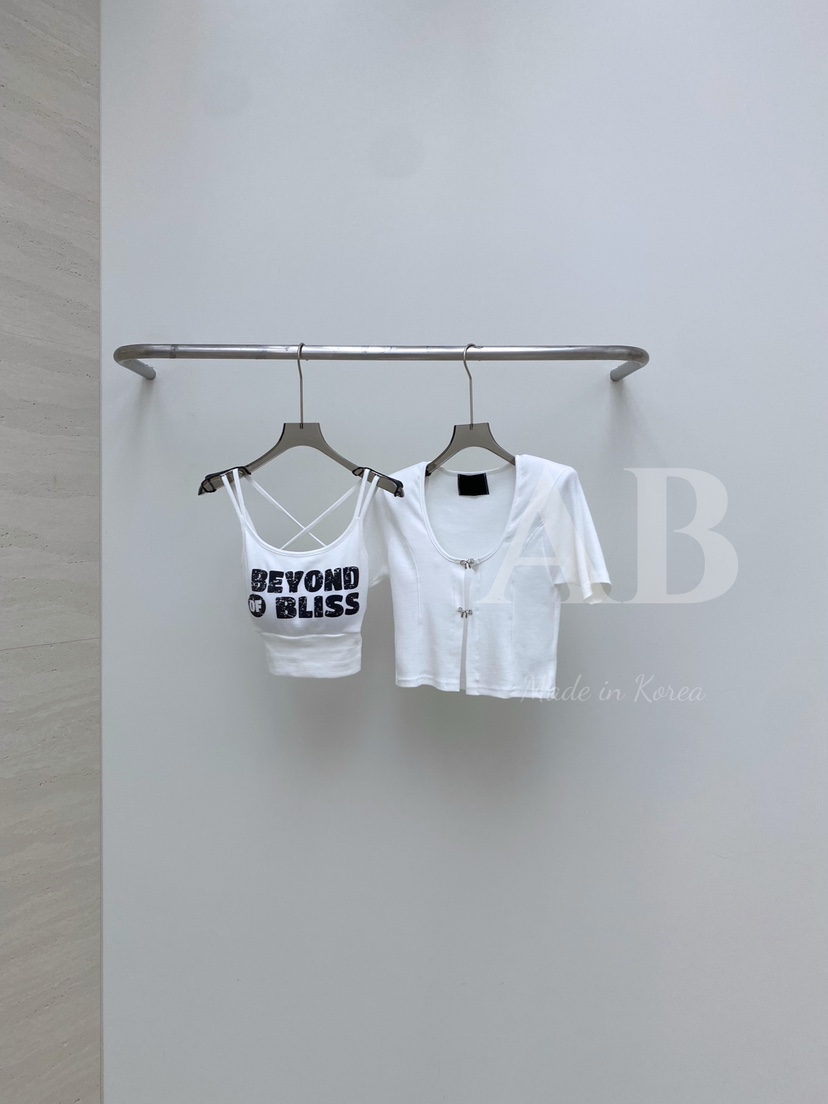 AB直郵韓國代購㊣女裝新品推薦熱賣人氣25春夏時尚吊帶背心AB吊帶/背心
