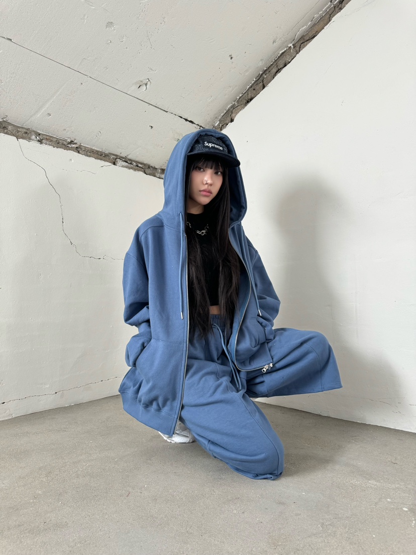 SEEOT韓國㊣直郵東大門代購女裝新品推薦人氣夾克連帽衫露肩GGD夾克圖色3