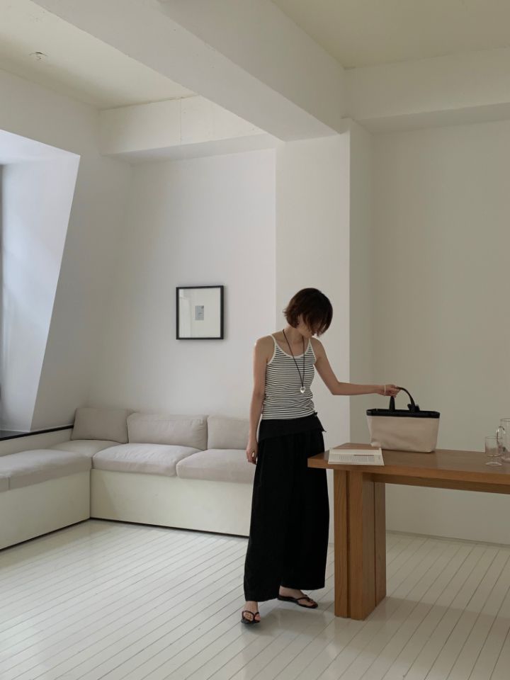 MARE韓國直郵㊣東大門實拍女裝新品人氣休閑熱賣休閑褲亞麻MARE休閑褲