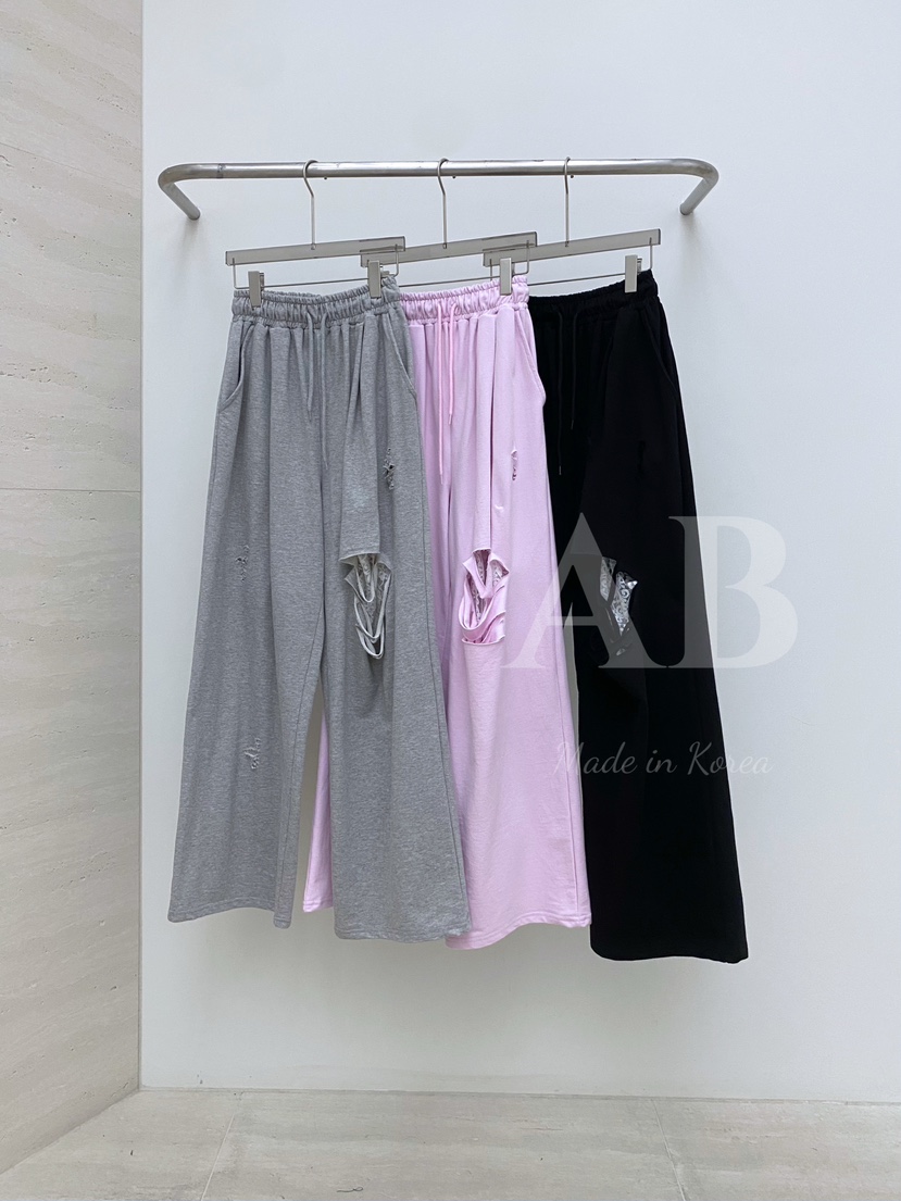 AB韓國直郵㊣東大門實拍女裝新品休閑熱賣人氣25春夏休閑褲AB休閑褲