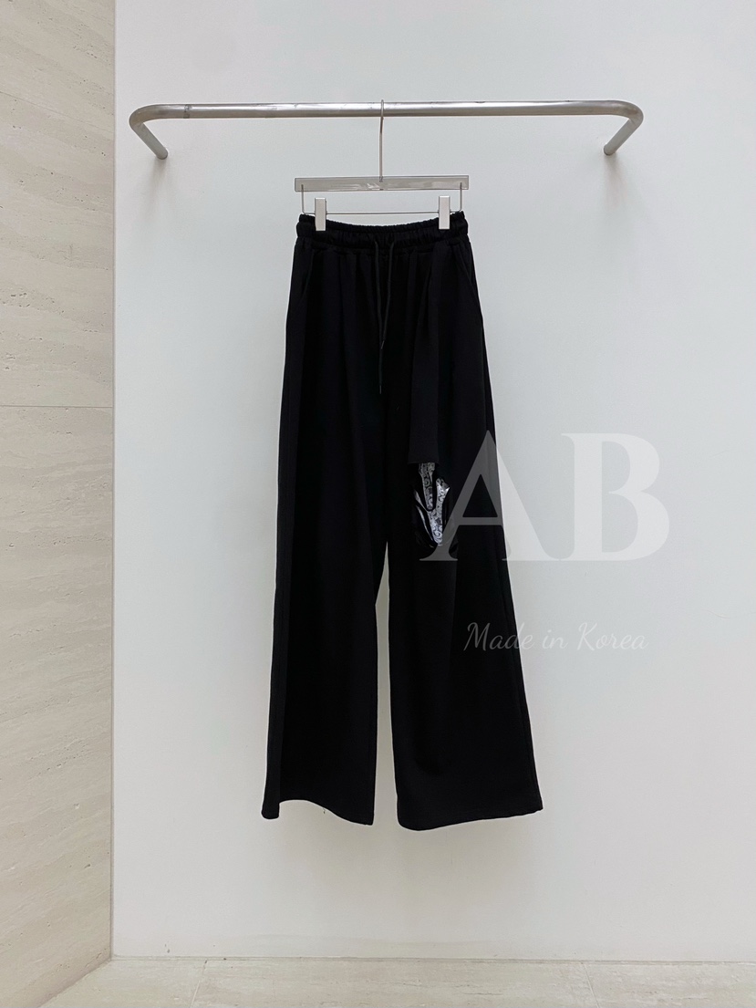 AB韓國直郵㊣東大門實拍女裝新品休閑熱賣人氣25春夏休閑褲AB休閑褲圖色3