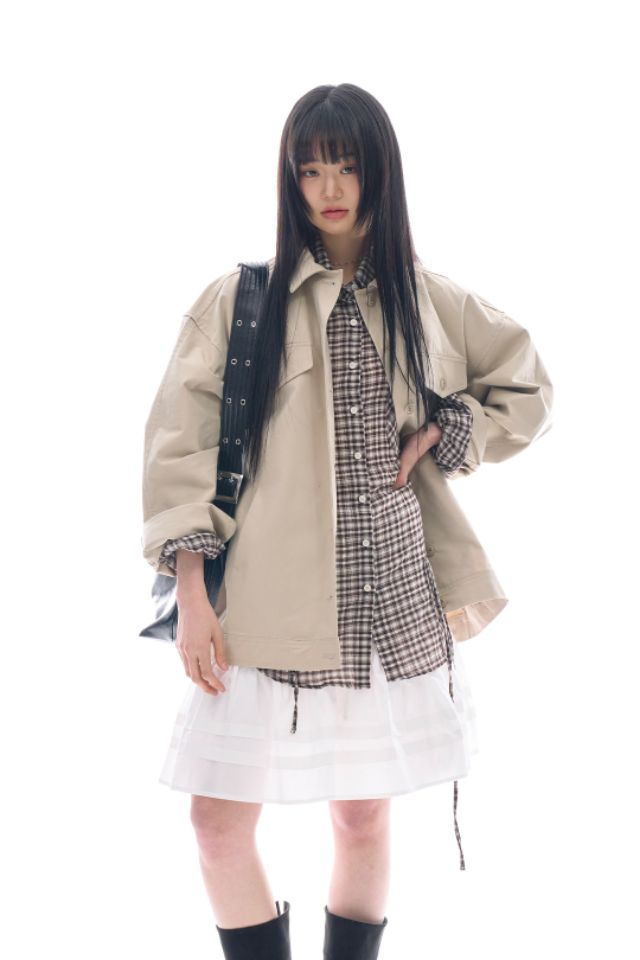 LIVE FOREVER韓國直郵㊣女裝新款25春夏推薦熱賣時尚人氣夾克LIVE FOR_EVER夾克
