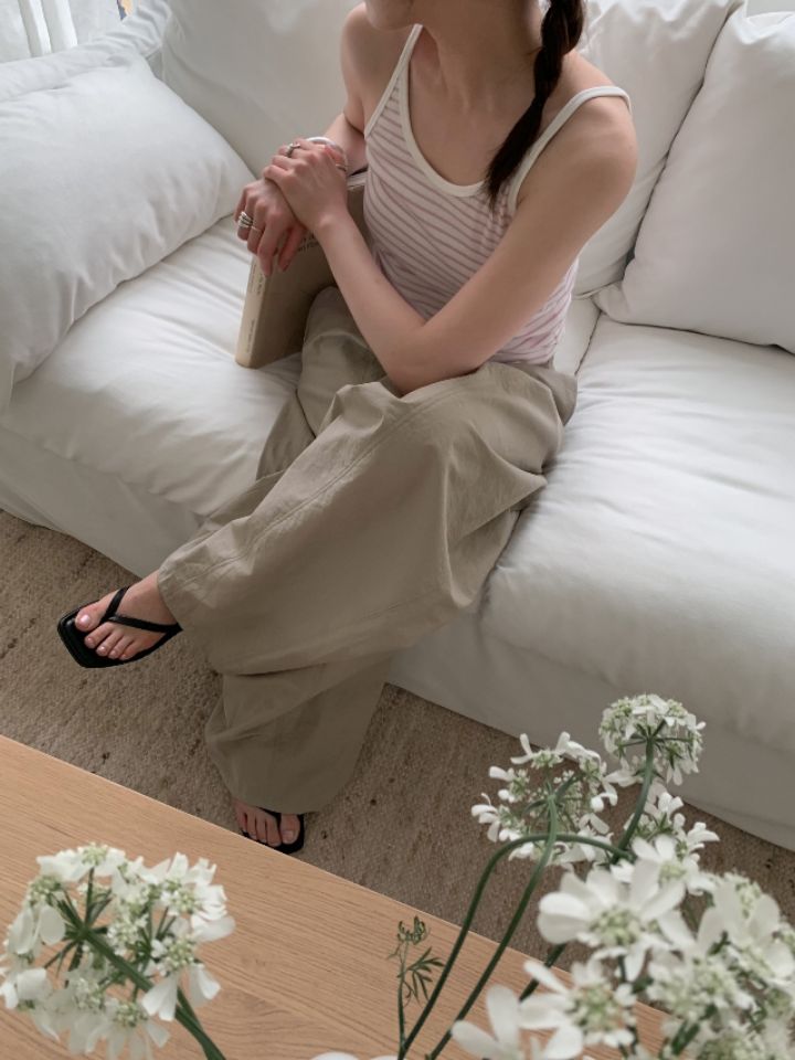 MARE韓國㊣直郵東大門代購女裝新款休閑25春夏吊帶背心條紋MARE吊帶/背心
