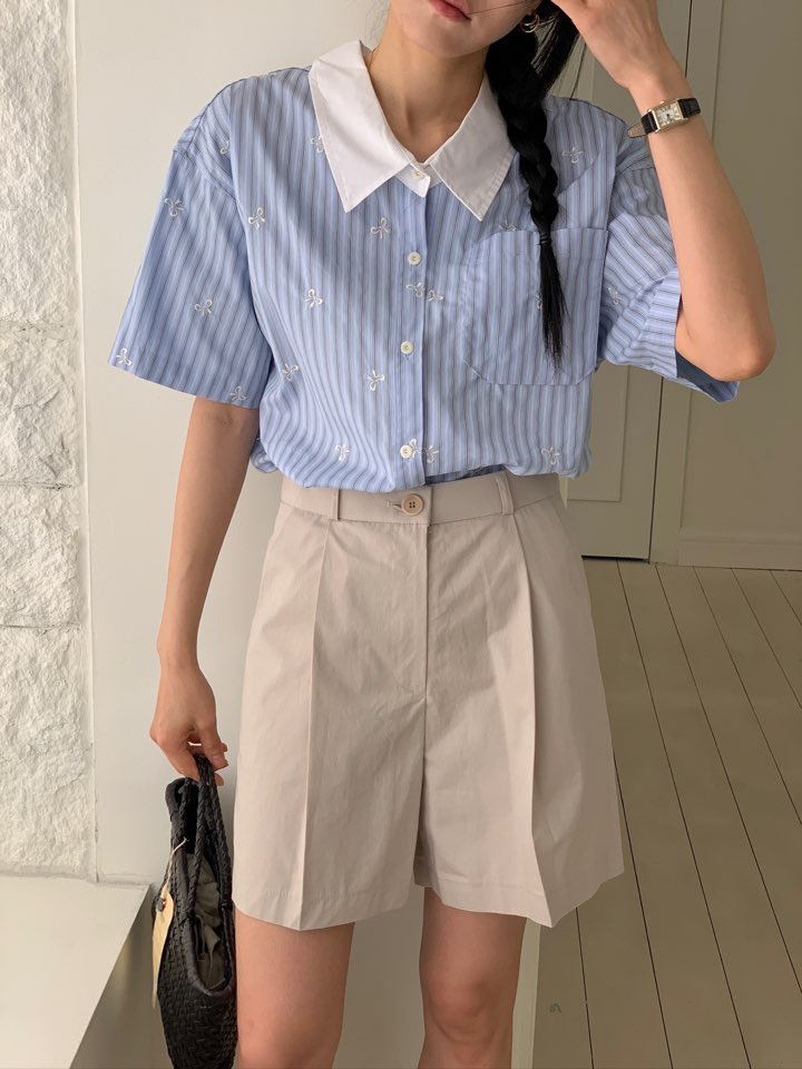 MILUI韓國直郵㊣東大門實拍女裝新款休閑25春夏熱賣推薦短褲MILUI短褲