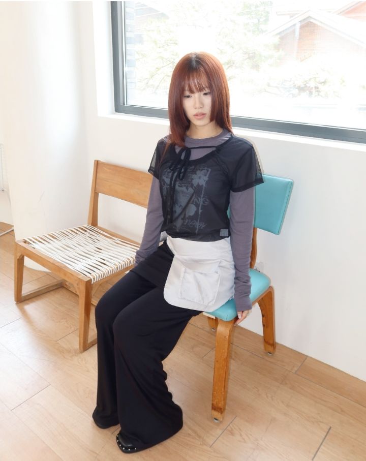 LIVE FOREVER韓國㊣直郵東大門代購女裝新款25春夏人氣裙褲LIVE FOR_EVER裙褲