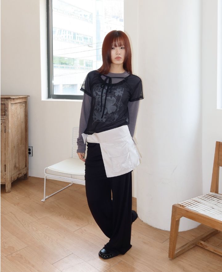 LIVE FOREVER韓國㊣直郵東大門代購女裝新款25春夏人氣裙褲LIVE FOR_EVER裙褲