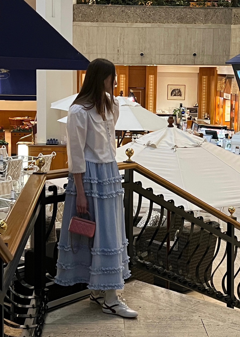 140 AVENUE韓國直郵㊣女裝新品休閑人氣熱賣推薦時尚25春夏長裙140 AVENUE長裙