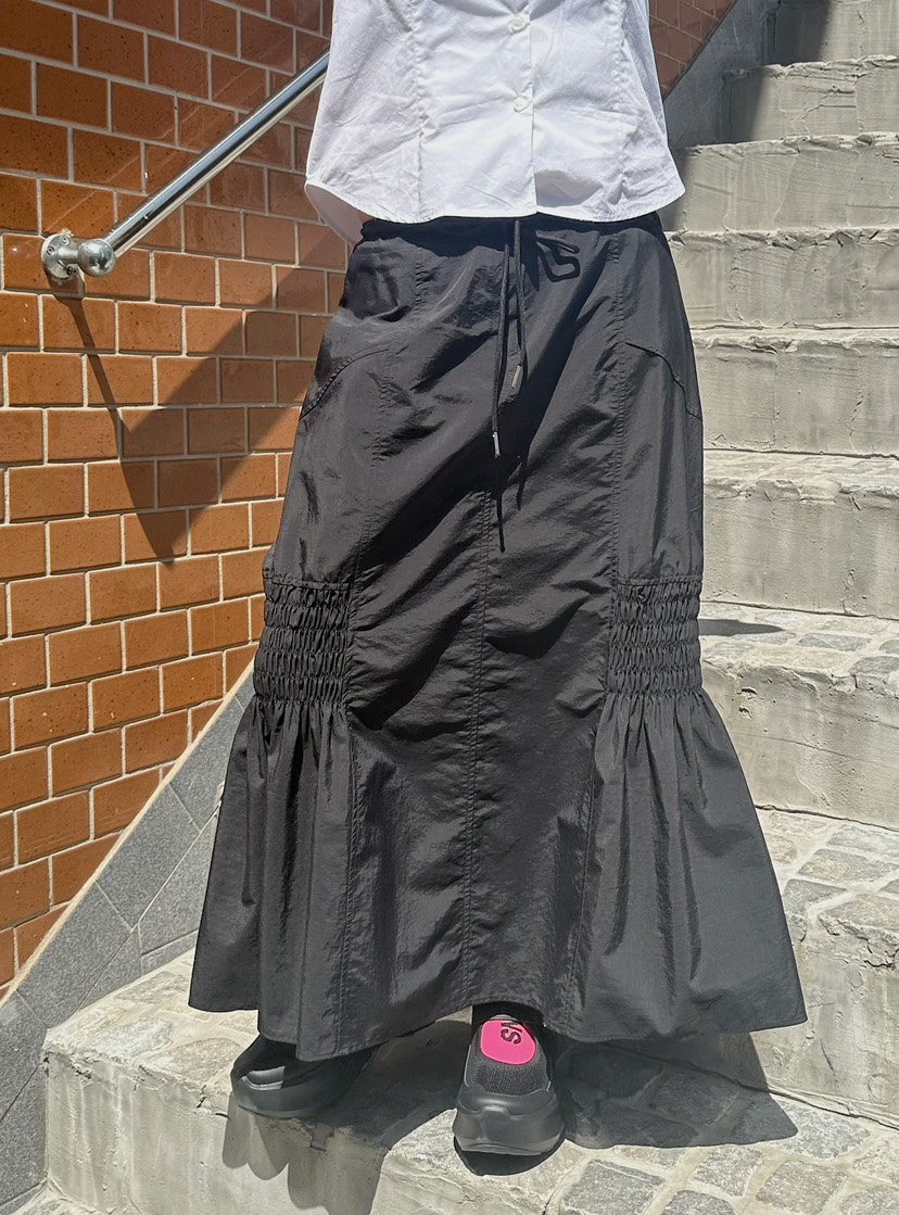 BYRING韓國直郵㊣東大門實拍女裝新款熱賣時尚推薦休閑長裙BYRING長裙