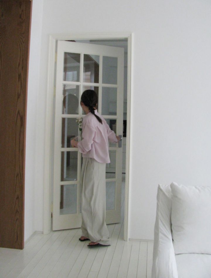 MARE韓國直郵㊣女裝新款推薦人氣休閑25春夏襯衫蕾絲衫亞麻MARE襯衫/蕾絲衫