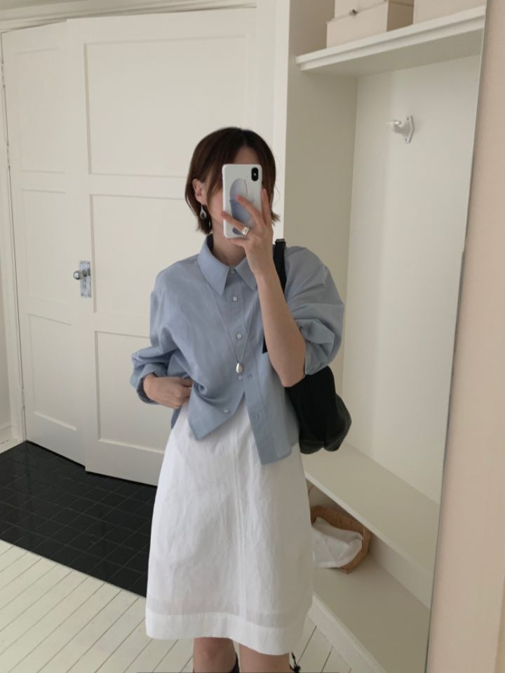 MARE韓國直郵㊣女裝新款推薦人氣休閑25春夏襯衫蕾絲衫亞麻MARE襯衫/蕾絲衫圖色3