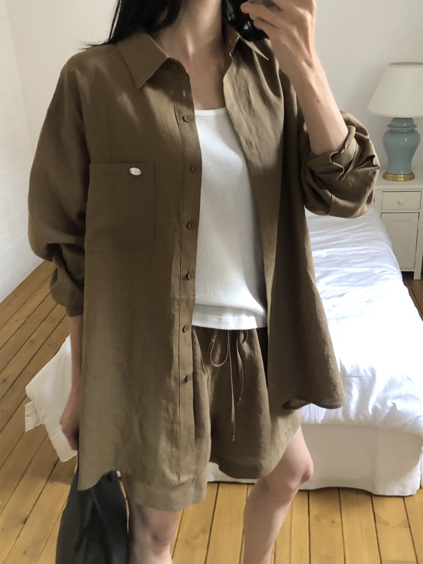 THE EYL韓國㊣直郵東大門代購女裝新品25春夏人氣襯衫蕾絲衫THE EYL襯衫/蕾絲衫