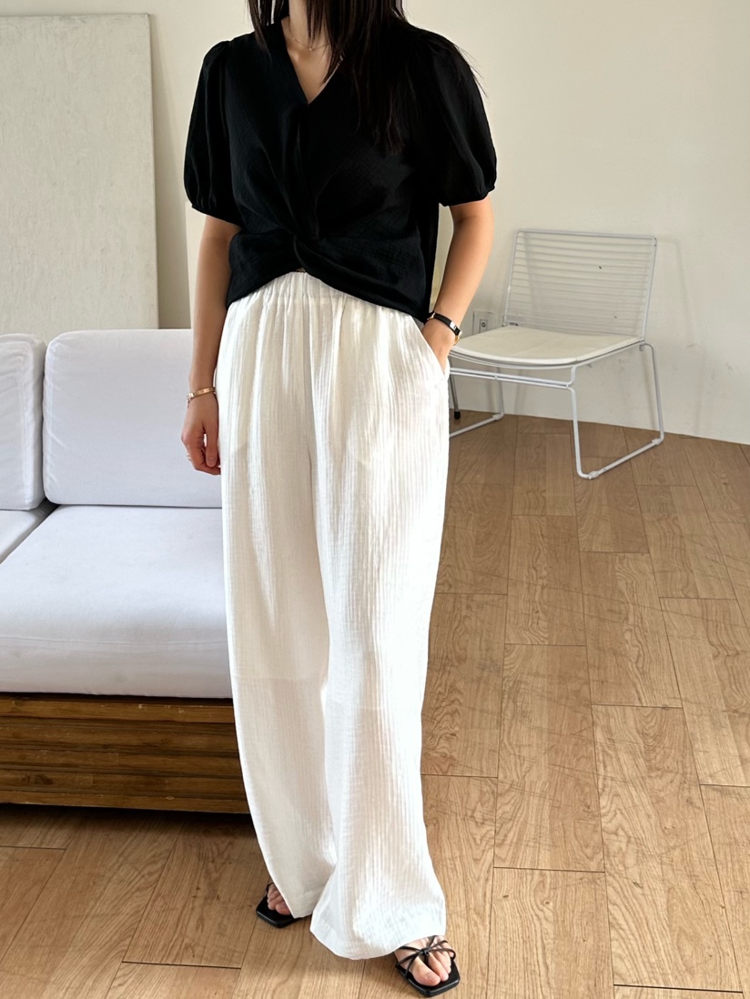 LE VASE韓國直郵㊣東大門實拍女裝新款時尚25春夏襯衫蕾絲衫LE VASE襯衫/蕾絲衫