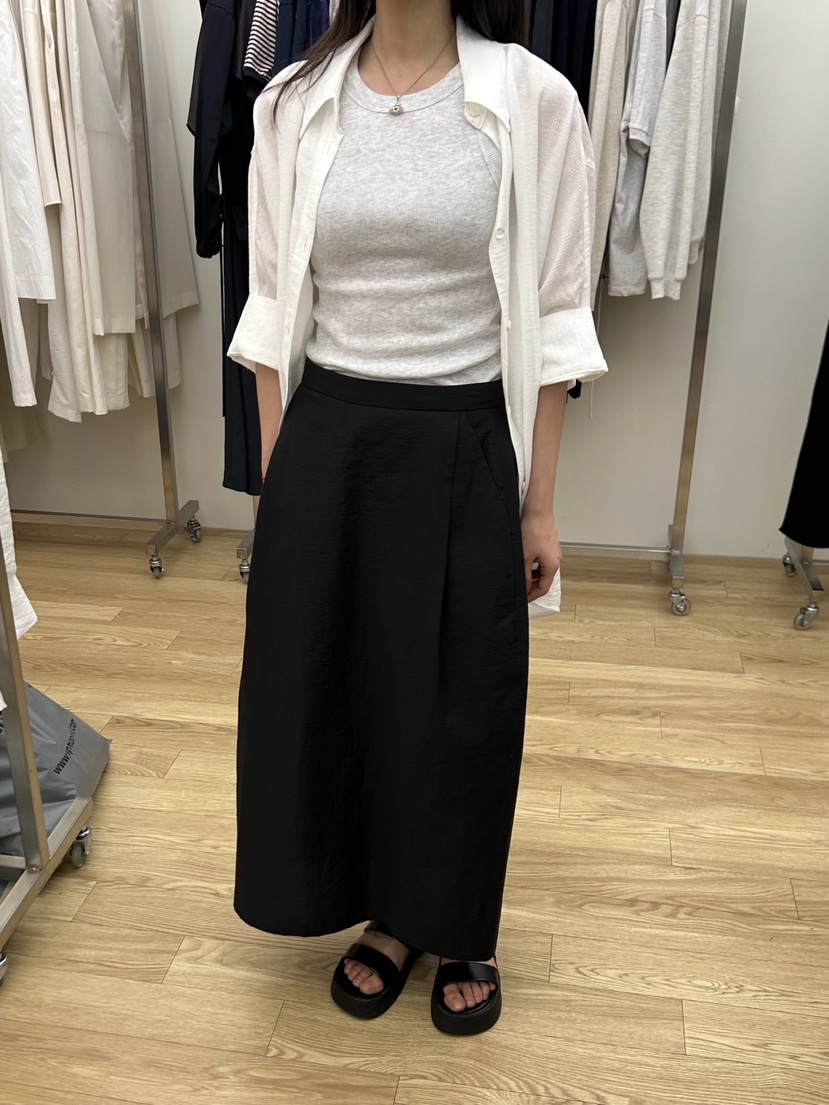 UTRE韓國㊣直郵東大門代購女裝新款休閑時尚25春夏半身裙中短裙UTRE半身裙/中短裙