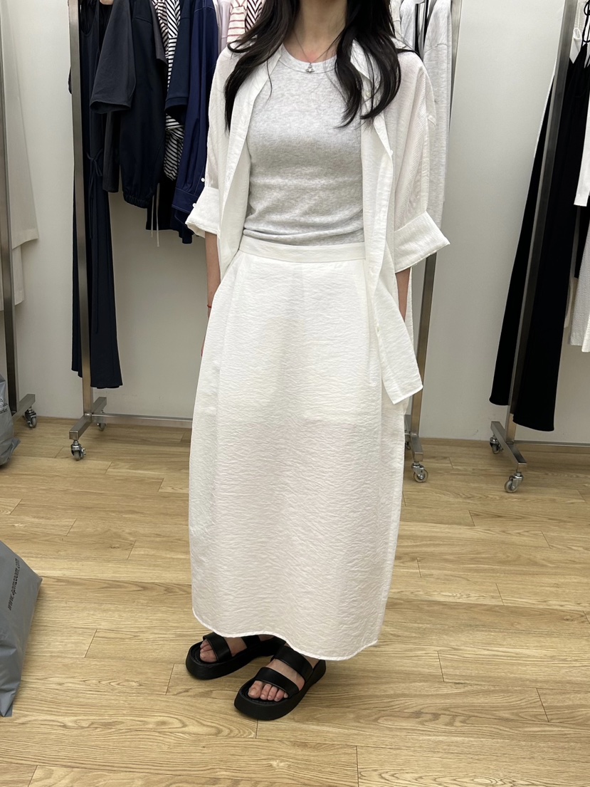 UTRE韓國㊣直郵東大門代購女裝新款休閑時尚25春夏半身裙中短裙UTRE半身裙/中短裙