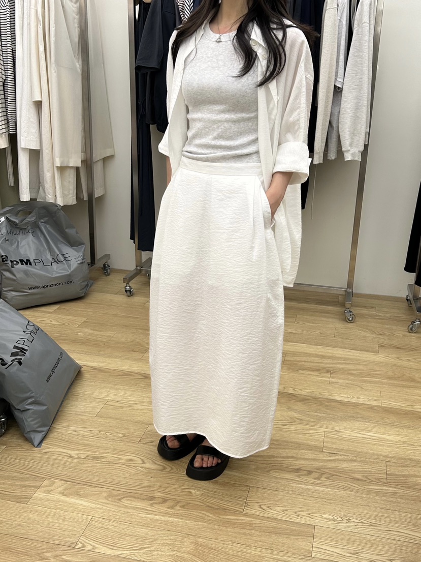 UTRE韓國㊣直郵東大門代購女裝新款休閑時尚25春夏半身裙中短裙UTRE半身裙/中短裙