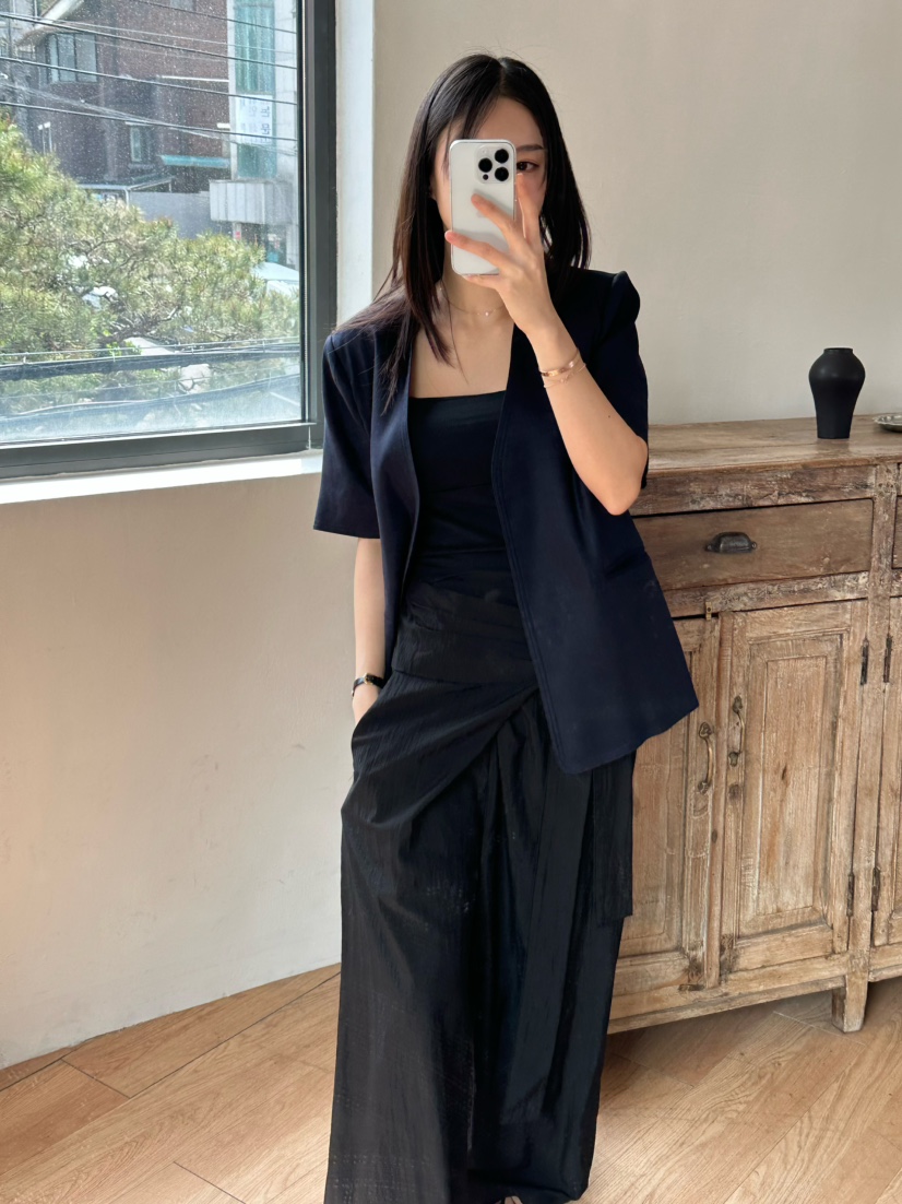 LE VASE直郵韓國代購㊣女裝新款休閑人氣熱賣25春夏時尚夾克LE VASE夾克