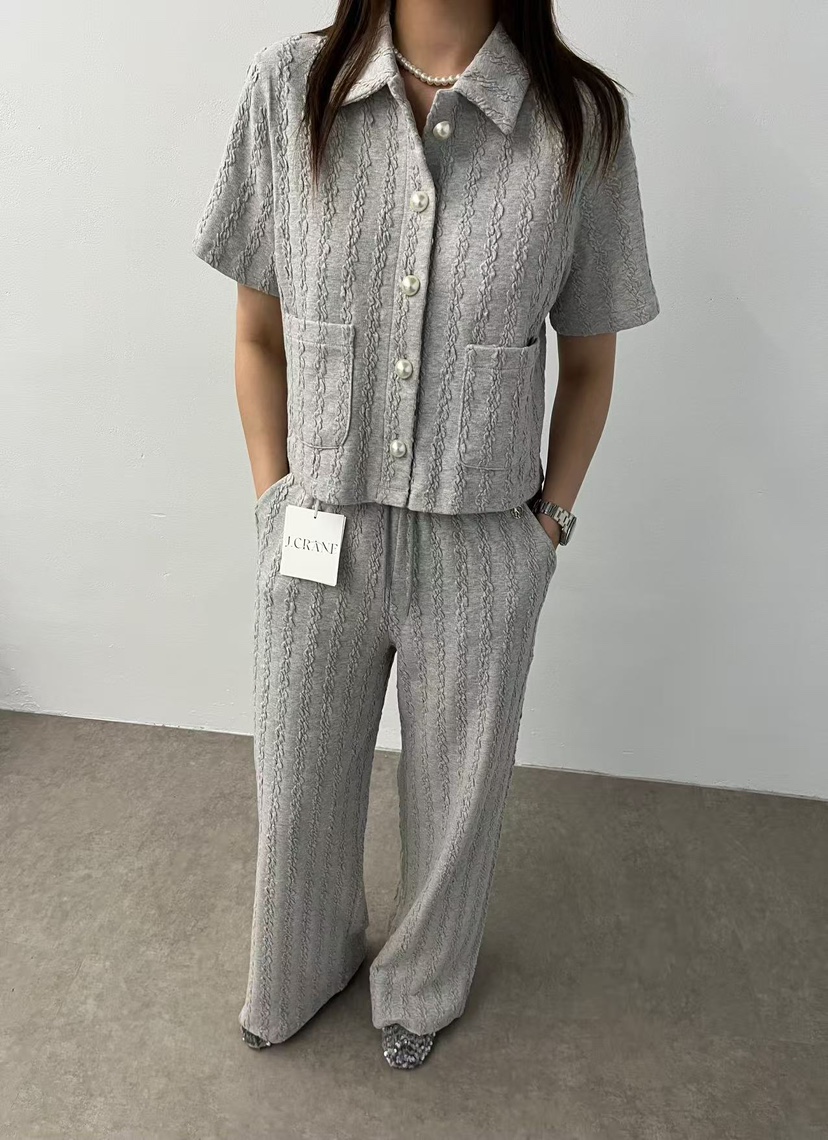 J CRANE-A韓國直郵㊣東大門實拍女裝新品25春夏針織衫荷葉邊開衫J CRANE針織衫