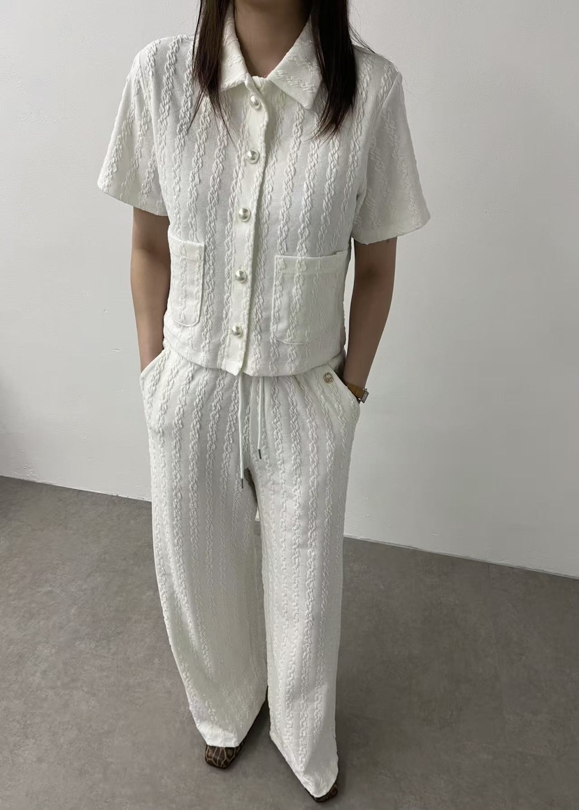 J CRANE-A韓國直郵㊣東大門實拍女裝新品25春夏針織衫荷葉邊開衫J CRANE針織衫
