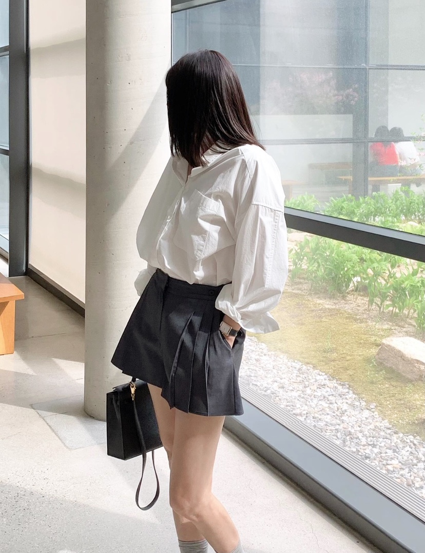 COURGETTE直郵韓國代購㊣女裝新款25春夏時尚推薦休閑熱賣短褲COURGETTE短褲