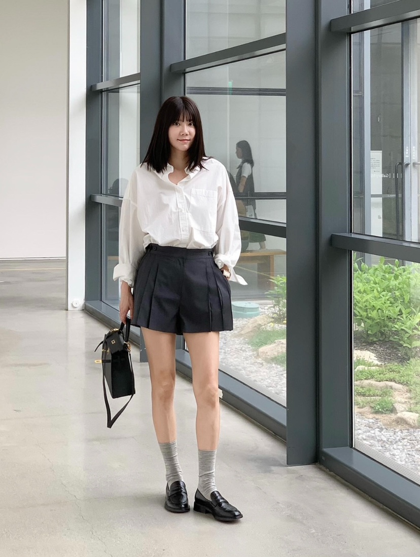 COURGETTE直郵韓國代購㊣女裝新款25春夏時尚推薦休閑熱賣短褲COURGETTE短褲