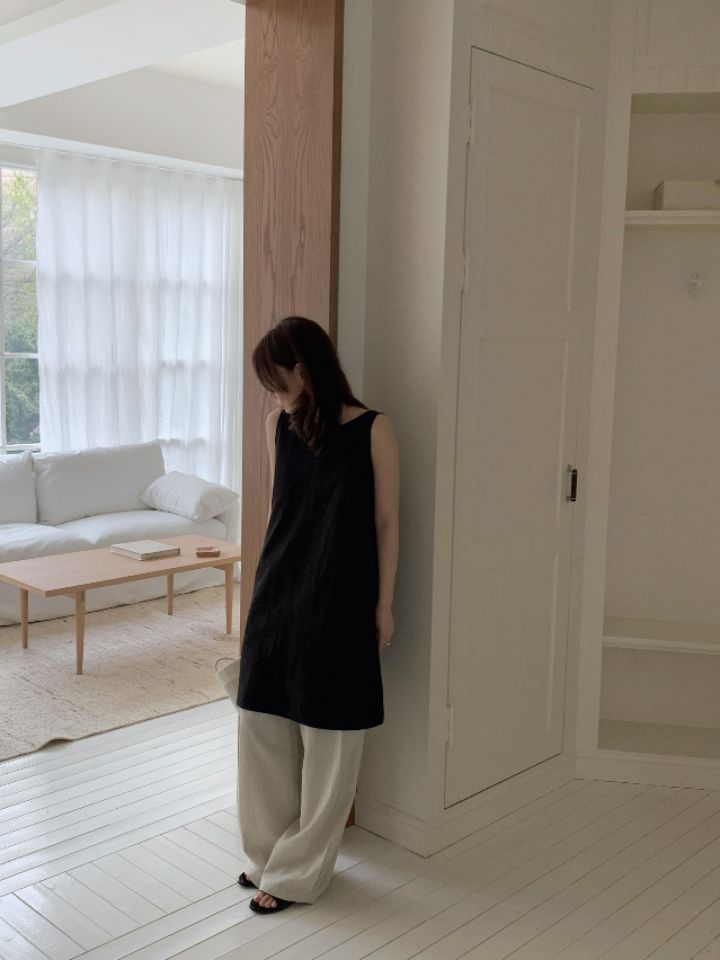 MARE韓國直郵㊣女裝新品休閑人氣25春夏熱賣推薦連衣裙亞麻MARE連衣裙