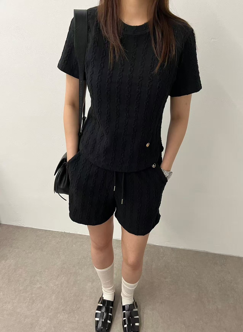 J CRANE-A韓國直郵㊣東大門實拍女裝新品熱賣25春夏短褲荷葉邊J CRANE短褲