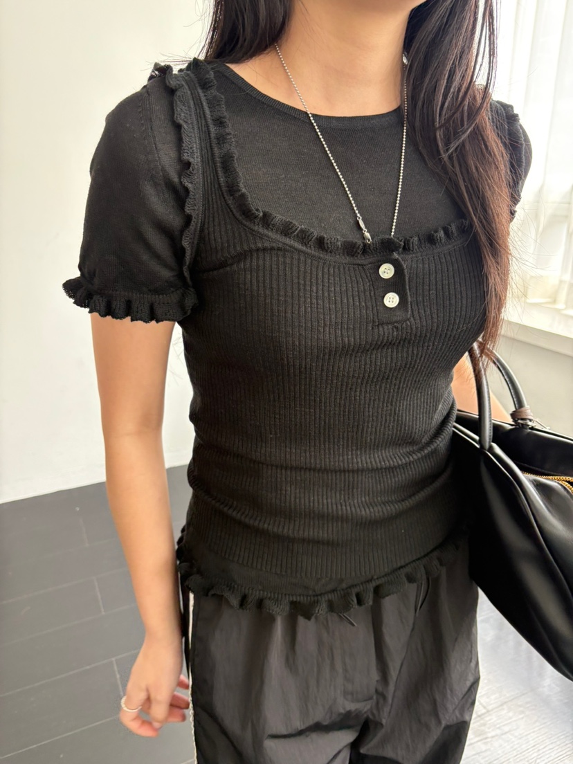 Verbena韓國㊣直郵東大門代購女裝新款人氣時尚休閑熱賣針織衫Verbena針織衫