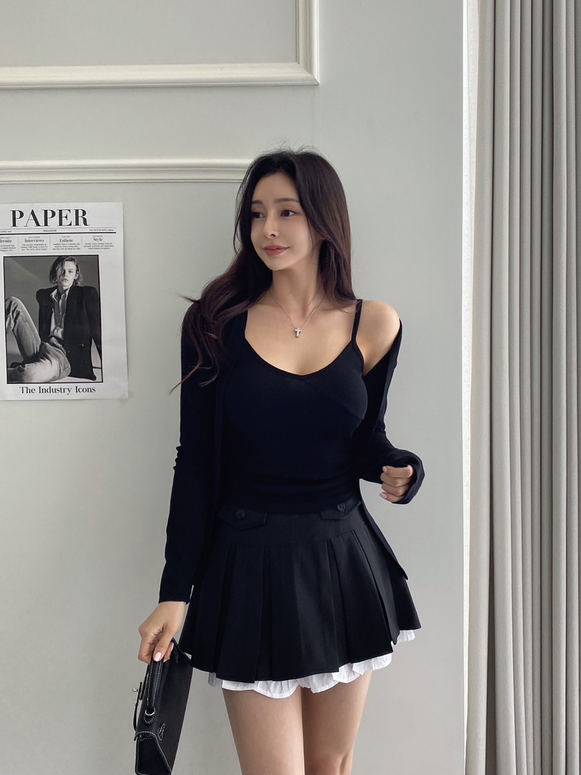 CLOTH韓國直郵㊣東大門實拍女裝新款休閑人氣熱賣套裝套裝開衫CLOTH套裝