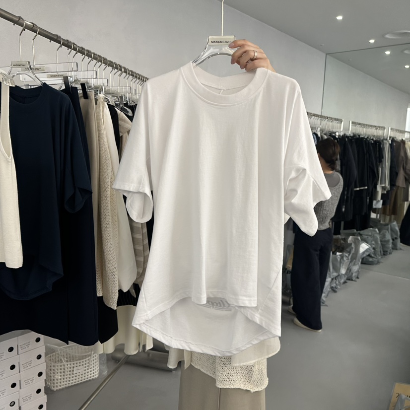DOUBLE STANDARD/LE SMOKING/MAISONSTAFF韓國直郵㊣東大門實拍女裝新品熱賣T恤MAISONSTAFF/DOUBLE STANDARDT恤